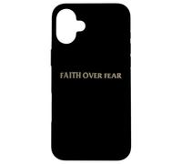 Carcasa para iPhone 16 Plus Christian Faith Over Fear Shirt Men Jesus Religious Shirts