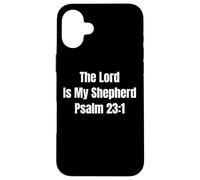 Carcasa para iPhone 16 Plus Christian Short Bible Verse Faith Design Minimal Scripture