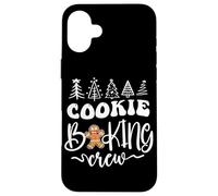 Carcasa para iPhone 16 Plus Christmas Family Gingerbread Cookie Baking Crew Red