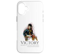 Carcasa para iPhone 16 Plus Cita de Napoleón Bonaparte sobre la Victoria - Historia Motivacional