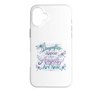 Carcasa para iPhone 16 Plus Cita Espiritual del Recuerdo del ángel de la libélula