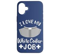 Carcasa para iPhone 16 Plus Cita Pastor I Love My White Collar Job Christian Believer