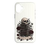 Carcasa para iPhone 16 Plus Clase de 2030 Skull Novelas de Literatura clásica Amante de los Libros