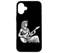 Carcasa para iPhone 16 Plus Cleopatra Tocando la Guitarra eléctrica
