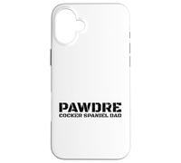 Carcasa para iPhone 16 Plus Cocker Spaniel Dad Dog Lover Canine Owner Design
