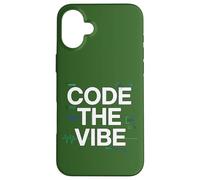 Carcasa para iPhone 16 Plus Code The Vibe Diseño de codificación para desarrolladores Coders