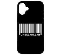 Carcasa para iPhone 16 Plus Código de Barras inestimable.