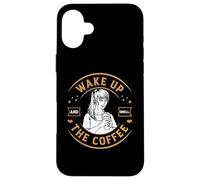 Carcasa para iPhone 16 Plus Coffee Lover Wake Up and Smell The Coffee Cafeine Baristas