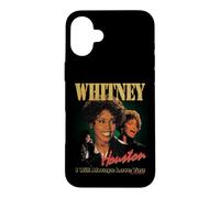 Carcasa para iPhone 16 Plus Collage Desgastado con el Tema «I Will Always Love You» de Whitney Houston
