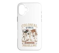 Carcasa para iPhone 16 Plus Colonial Vibes Modern Problems Grafica Vintage