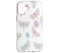Carcasa para iPhone 16 Plus Colorful Dragonfly Pattern For Women Girls Cute Aesthetic