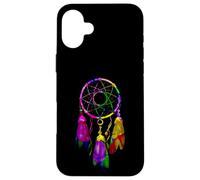 Carcasa para iPhone 16 Plus Colorful Dreamcatcher Feathers Native Tribal
