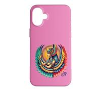 Carcasa para iPhone 16 Plus Colorida mitología egipcia Antigua, alas de la Diosa ISIS