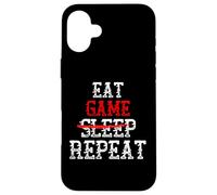 Carcasa para iPhone 16 Plus Coma el Juego NO Sleep Equipo del Jugador de la repetición para los Videojuegos de Meme
