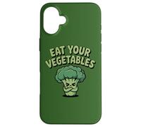 Carcasa para iPhone 16 Plus Come Tus Verduras Vegano Vegetariano Divertido Brócoli Dieta