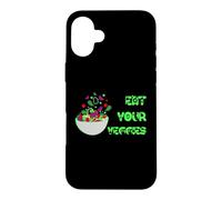 Carcasa para iPhone 16 Plus Come Tus Verduras Veggies Vegetariano Alimentación Saludable Dietista
