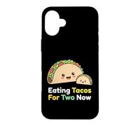 Carcasa para iPhone 16 Plus Comer Tacos para Dos Ahora Mamá Embarazada Esperando Bebé