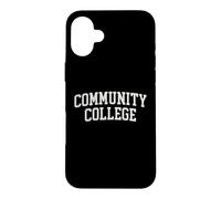 Carcasa para iPhone 16 Plus Community College Arched College Fuente Divertido