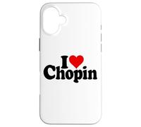 Carcasa para iPhone 16 Plus Compositor DE Polish Frederic I Love Heart Chopin
