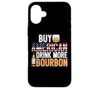 Carcasa para iPhone 16 Plus Comprar American Drink Más Bourbon Funny Whisky Beber