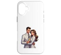 Carcasa para iPhone 16 Plus Concepto de éxito de Pareja de Poder Elegante