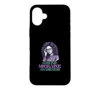 Carcasa para iPhone 16 Plus Conciencia sobre la migraña crónica