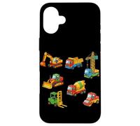 Carcasa para iPhone 16 Plus Construcción de vehículos Bloque Constructor de Ladrillos Juguetes de construcción para niños