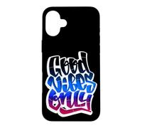 Carcasa para iPhone 16 Plus Cool Graffiti Vibes Art Inspirational Quotes Graphic