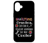 Carcasa para iPhone 16 Plus Cool Quilting Grandma for Stylish Creative Crafty Grandmas