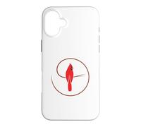 Carcasa para iPhone 16 Plus Cool Red Cardinal Bird Animal Wildlife Nature Gift Hombres Mujeres