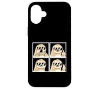 Carcasa para iPhone 16 Plus Cool Sloth Lover Photo Booth Colgante Animal Wildlife Sloth