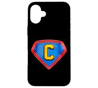 Carcasa para iPhone 16 Plus Cool Super C Alphabet Cute Initial Monogram Letter C Graphic