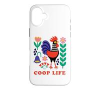 Carcasa para iPhone 16 Plus Coop Life Arte Folk Gallo Scandi Diseño