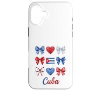 Carcasa para iPhone 16 Plus Coquette Cuba Flag Cuban Girls