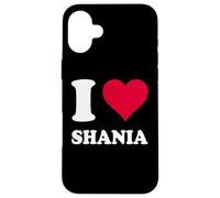 Carcasa para iPhone 16 Plus Corazón Rojo Me Encanta Shania