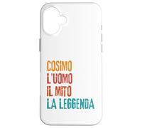 Carcasa para iPhone 16 Plus Cosimo L'Uomo Il Mito La Leggenda Festa di Compleanno