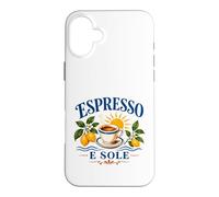 Carcasa para iPhone 16 Plus Costa de Amalfi Italia Espresso E Sole Italiano Verano