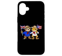 Carcasa para iPhone 16 Plus Costa Rica Puerto Rico Raíces Bandera Costarricense