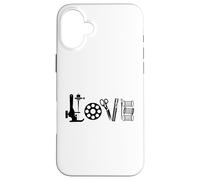 Carcasa para iPhone 16 Plus Costura Love Tools Costurera Sastre Quilter