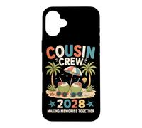 Carcasa para iPhone 16 Plus Cousin Crew 2028 Hacer Recuerdos Juntos Vacaciones en la Playa