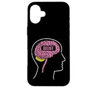 Carcasa para iPhone 16 Plus Creencia Poder Cerebral Diseño de Pensamiento