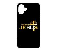 Carcasa para iPhone 16 Plus Creo en Jesús - Cristiano