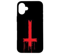 Carcasa para iPhone 16 Plus Cruz Invertida al revés