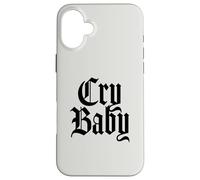 Carcasa para iPhone 16 Plus Cry Baby Diseño Inglés Antiguo