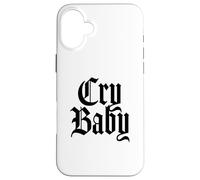 Carcasa para iPhone 16 Plus Cry Baby Diseño Inglés Antiguo