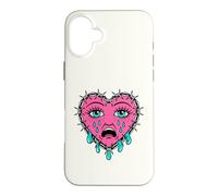 Carcasa para iPhone 16 Plus Crying Heart Tattoo - Traditional Old School Tattooed Inked