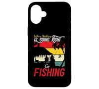 Carcasa para iPhone 16 Plus Cuando Nada va Bien, ve a Pescar Funny Angler Fisher