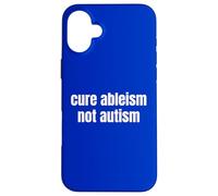 Carcasa para iPhone 16 Plus Curar la Habilidad, no el Autismo, concienciación sobre el Autismo, Mes Autista