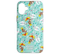 Carcasa para iPhone 16 Plus Curious George Hello Rain All Over Print