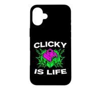 Carcasa para iPhone 16 Plus Custom Mechanical Keyboard Clicky Is Life